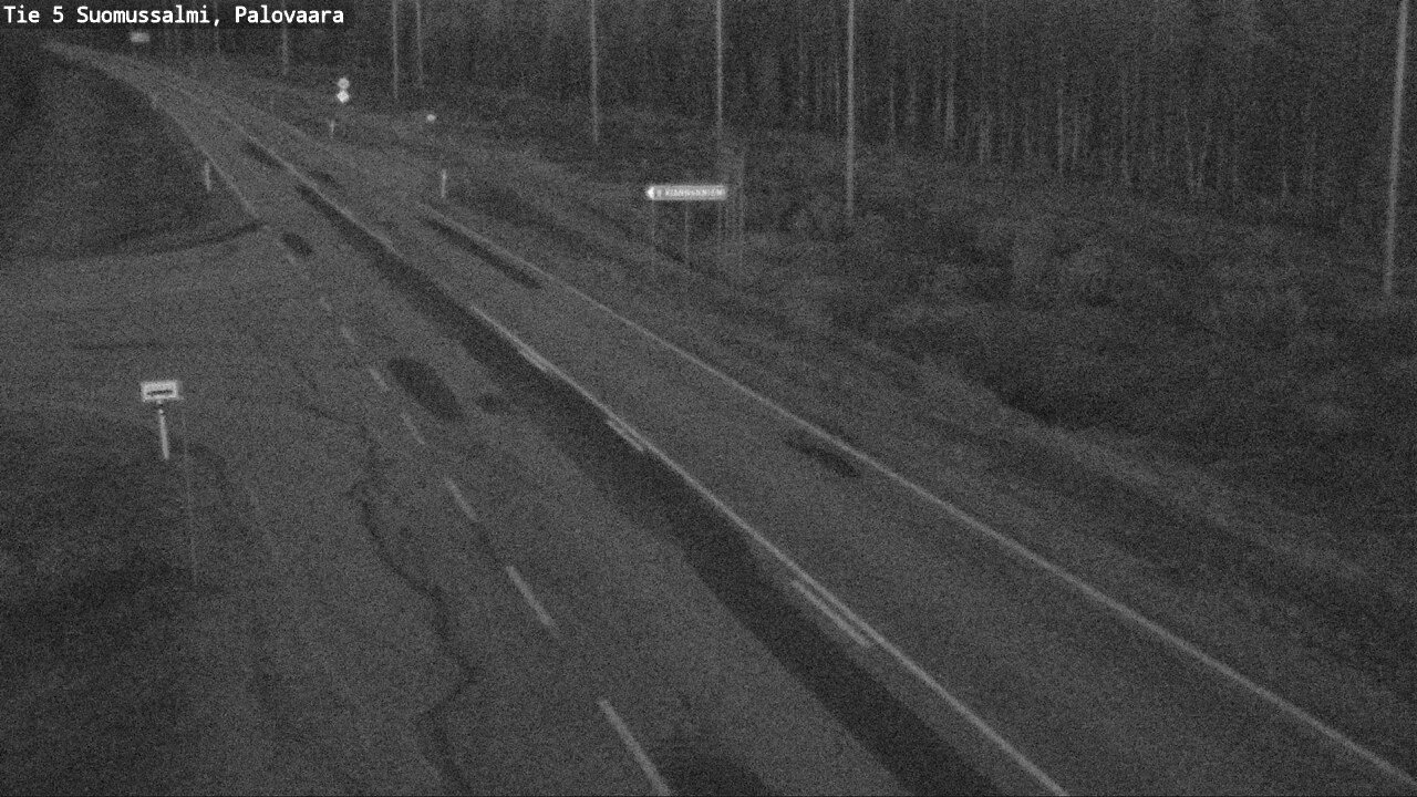 Kelikamerat Kuva Tie 5 Suomussalmi, Palovaara, Suomussalmi, Kainuu