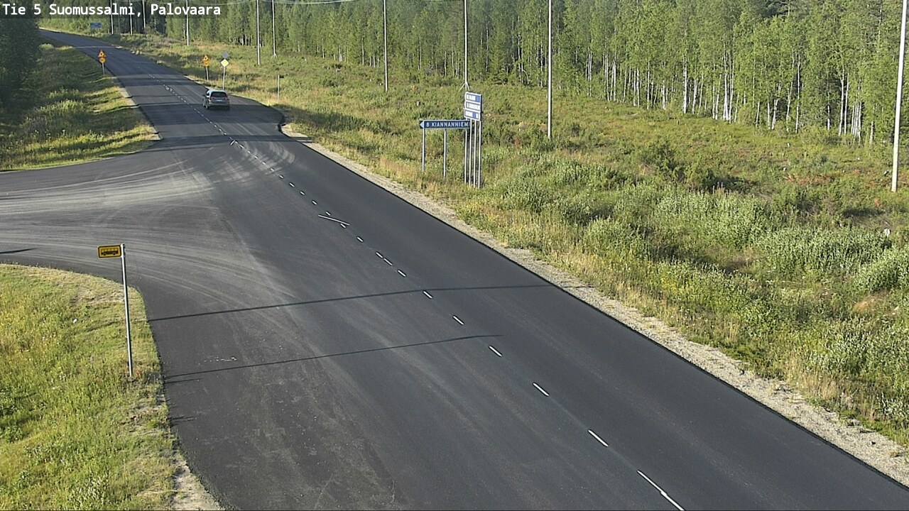 Kelikamerat Kuva Tie 5 Suomussalmi, Palovaara, Suomussalmi, Kainuu