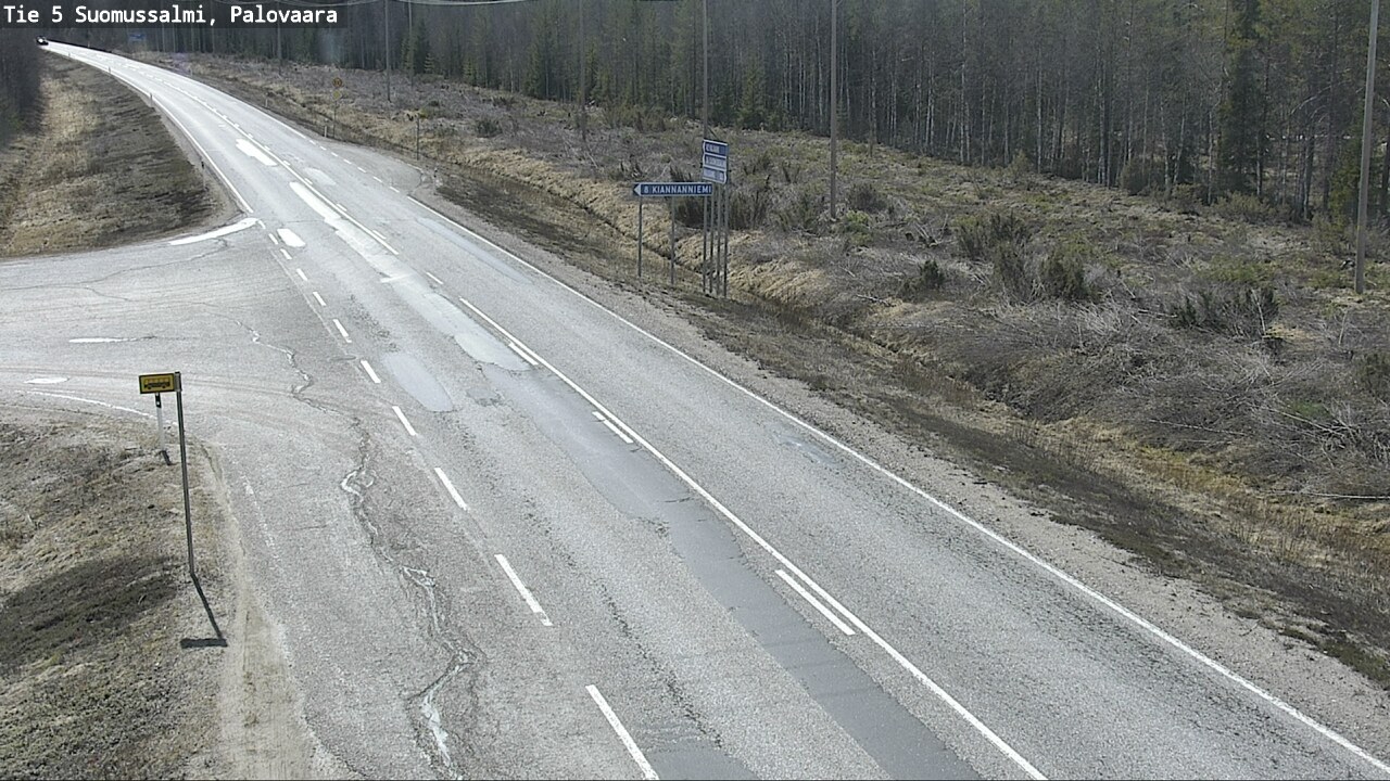 Kelikamerat Kuva Tie 5 Suomussalmi, Palovaara, Suomussalmi, Kainuu