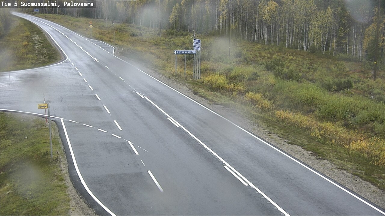 Weather Camera Image Road 5 Suomussalmi, Palovaara, Suomussalmi, Kainuu