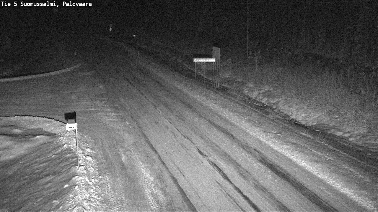 Weather Camera Image Road 5 Suomussalmi, Palovaara, Suomussalmi, Kainuu