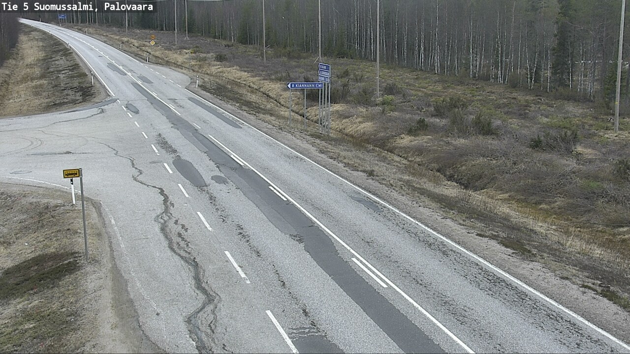 Kelikamerat Kuva Tie 5 Suomussalmi, Palovaara, Suomussalmi, Kainuu