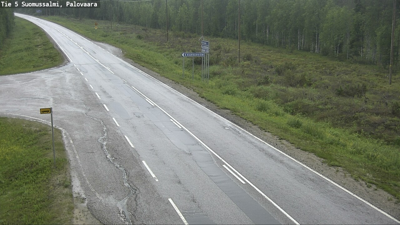 Kelikamerat Kuva Tie 5 Suomussalmi, Palovaara, Suomussalmi, Kainuu