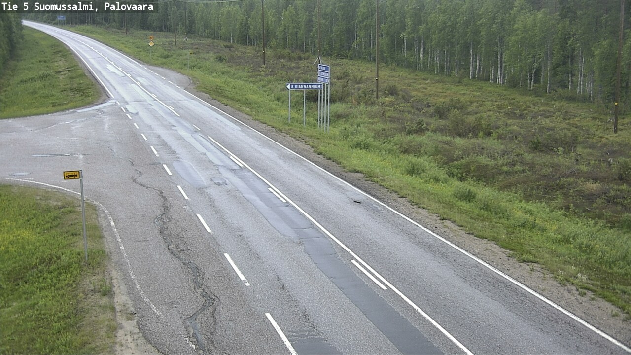 Kelikamerat Kuva Tie 5 Suomussalmi, Palovaara, Suomussalmi, Kainuu