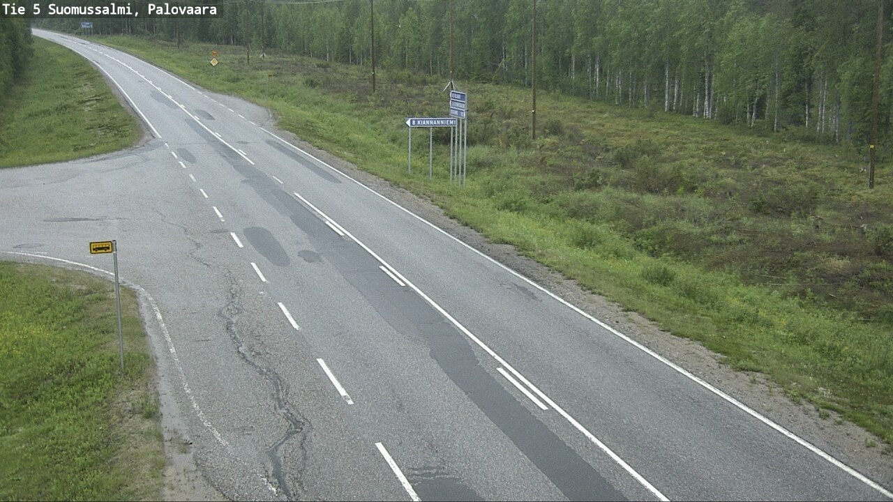 Kelikamerat Kuva Tie 5 Suomussalmi, Palovaara, Suomussalmi, Kainuu