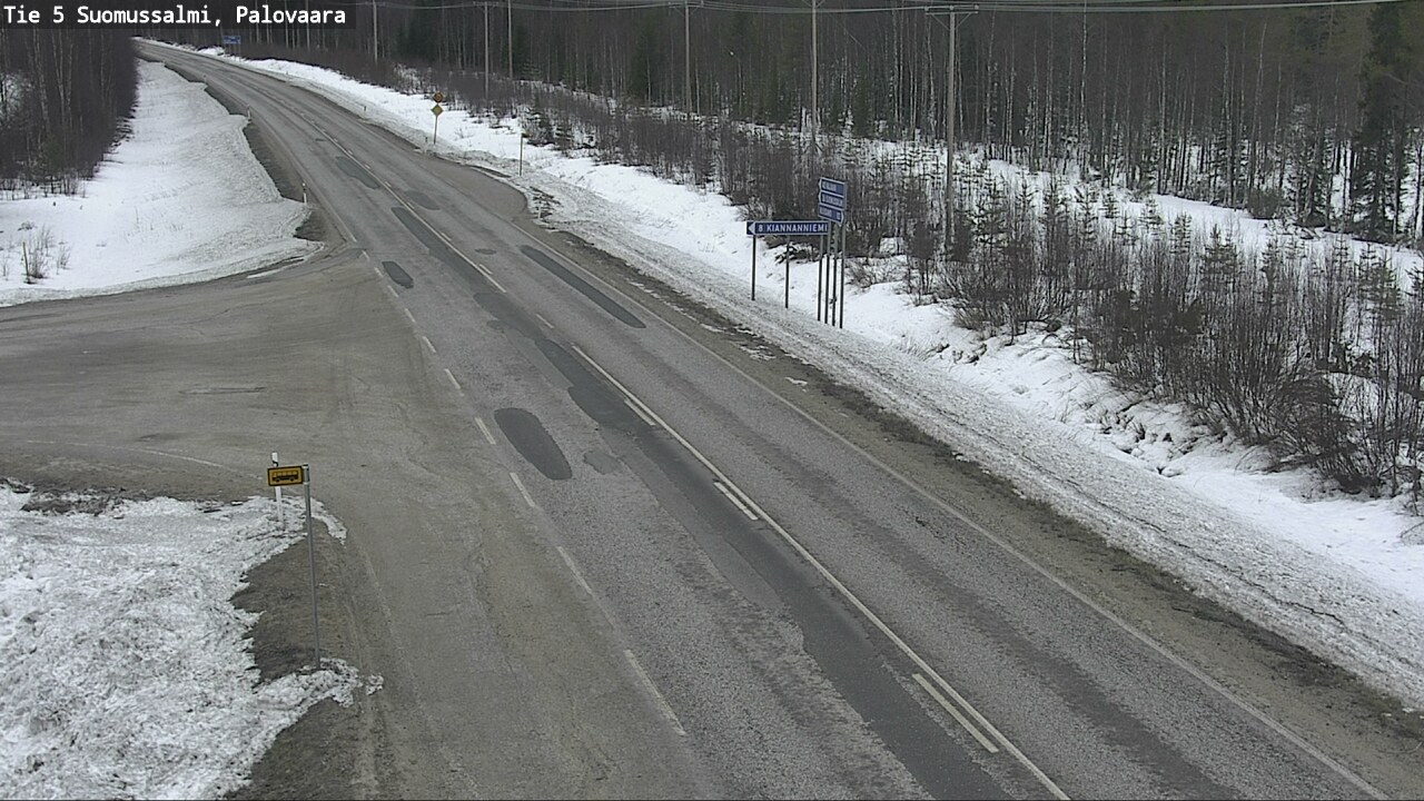 Kelikamerat Kuva Tie 5 Suomussalmi, Palovaara, Suomussalmi, Kainuu