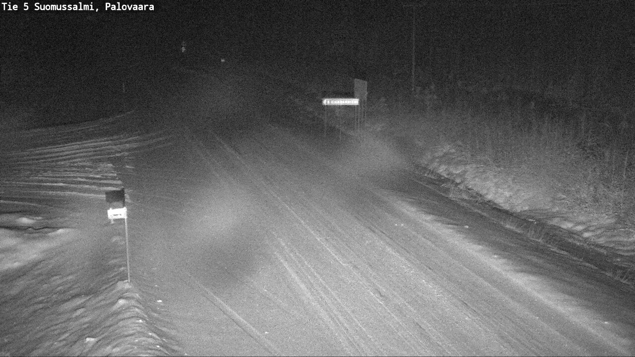 Weather Camera Image Road 5 Suomussalmi, Palovaara, Suomussalmi, Kainuu