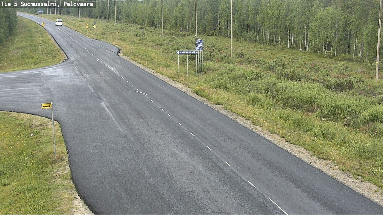 Weather Camera Image Road 5 Suomussalmi, Palovaara, Suomussalmi, Kainuu