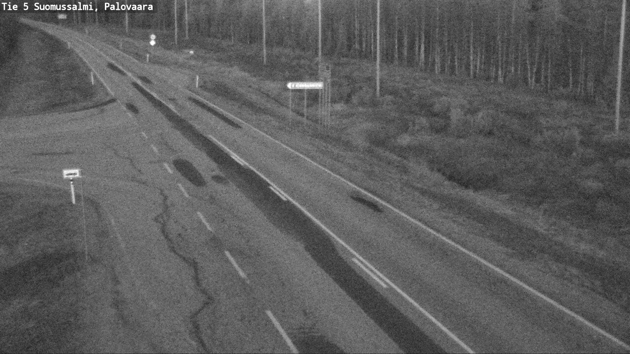 Weather Camera Image Road 5 Suomussalmi, Palovaara, Suomussalmi, Kainuu