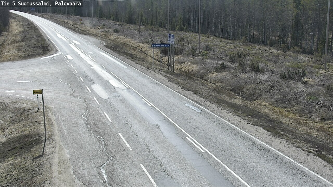 Kelikamerat Kuva Tie 5 Suomussalmi, Palovaara, Suomussalmi, Kainuu