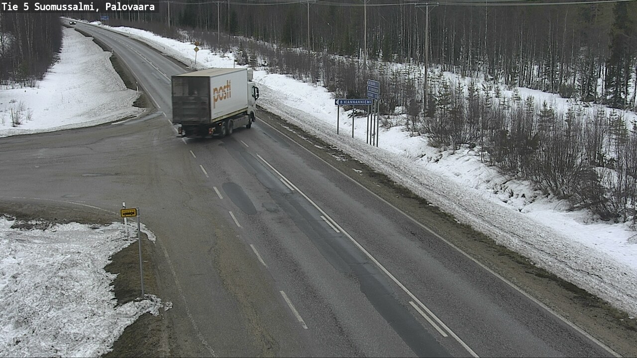 Kelikamerat Kuva Tie 5 Suomussalmi, Palovaara, Suomussalmi, Kainuu