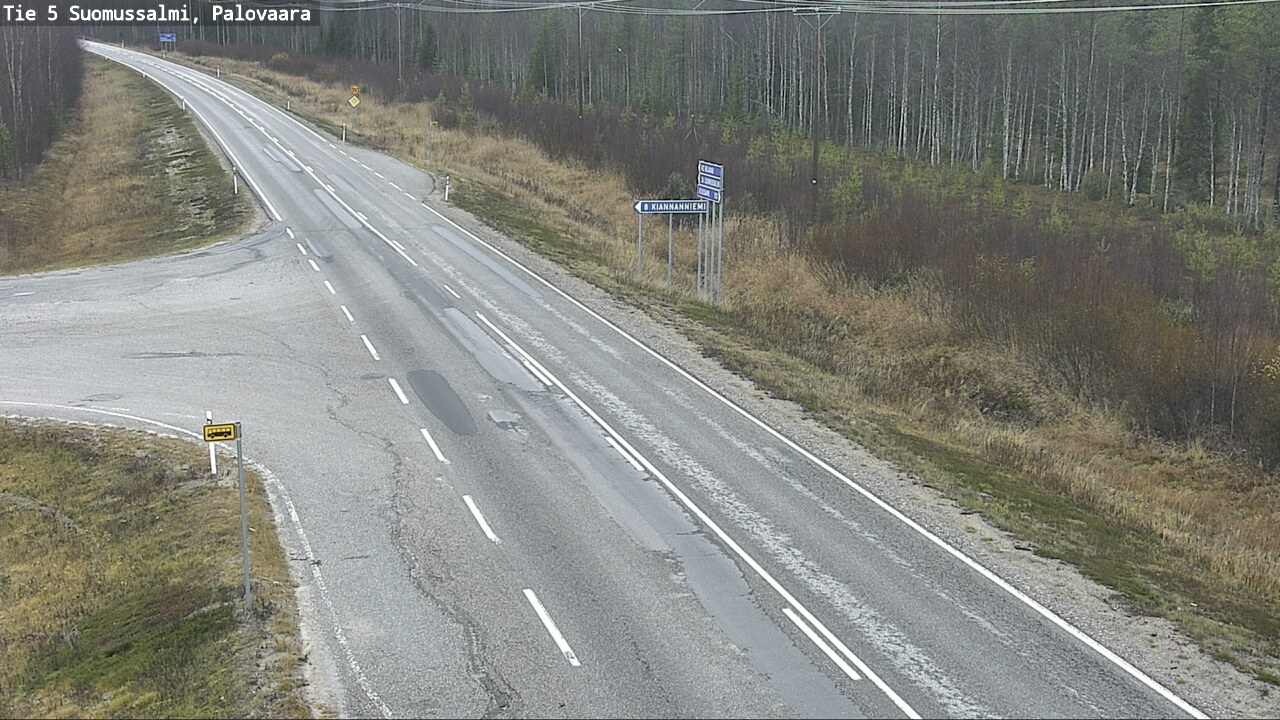 Kelikamerat Kuva Tie 5 Suomussalmi, Palovaara, Suomussalmi, Kainuu