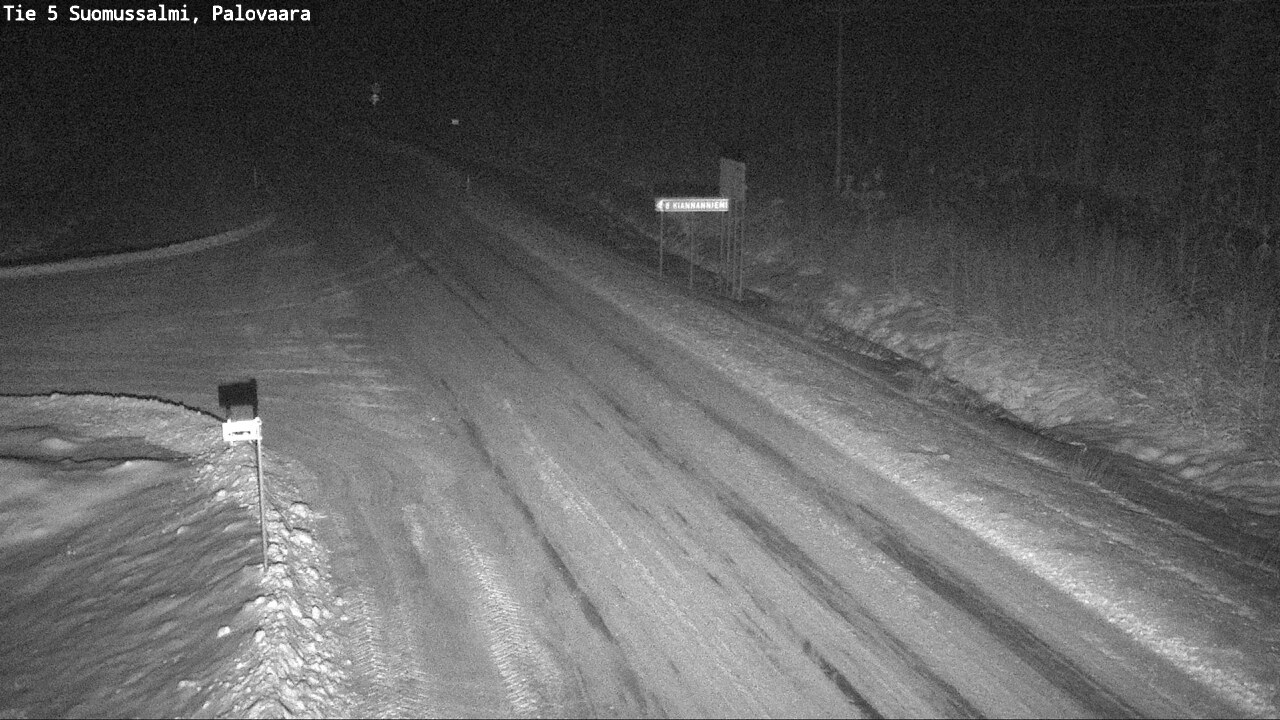 Weather Camera Image Road 5 Suomussalmi, Palovaara, Suomussalmi, Kainuu