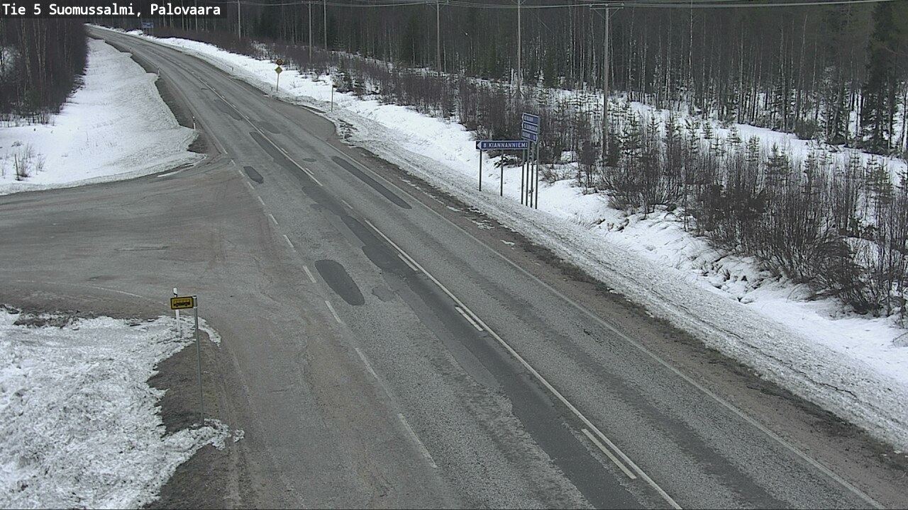 Kelikamerat Kuva Tie 5 Suomussalmi, Palovaara, Suomussalmi, Kainuu