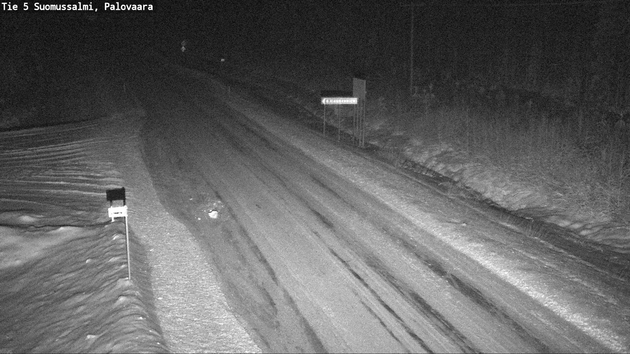 Weather Camera Image Road 5 Suomussalmi, Palovaara, Suomussalmi, Kainuu