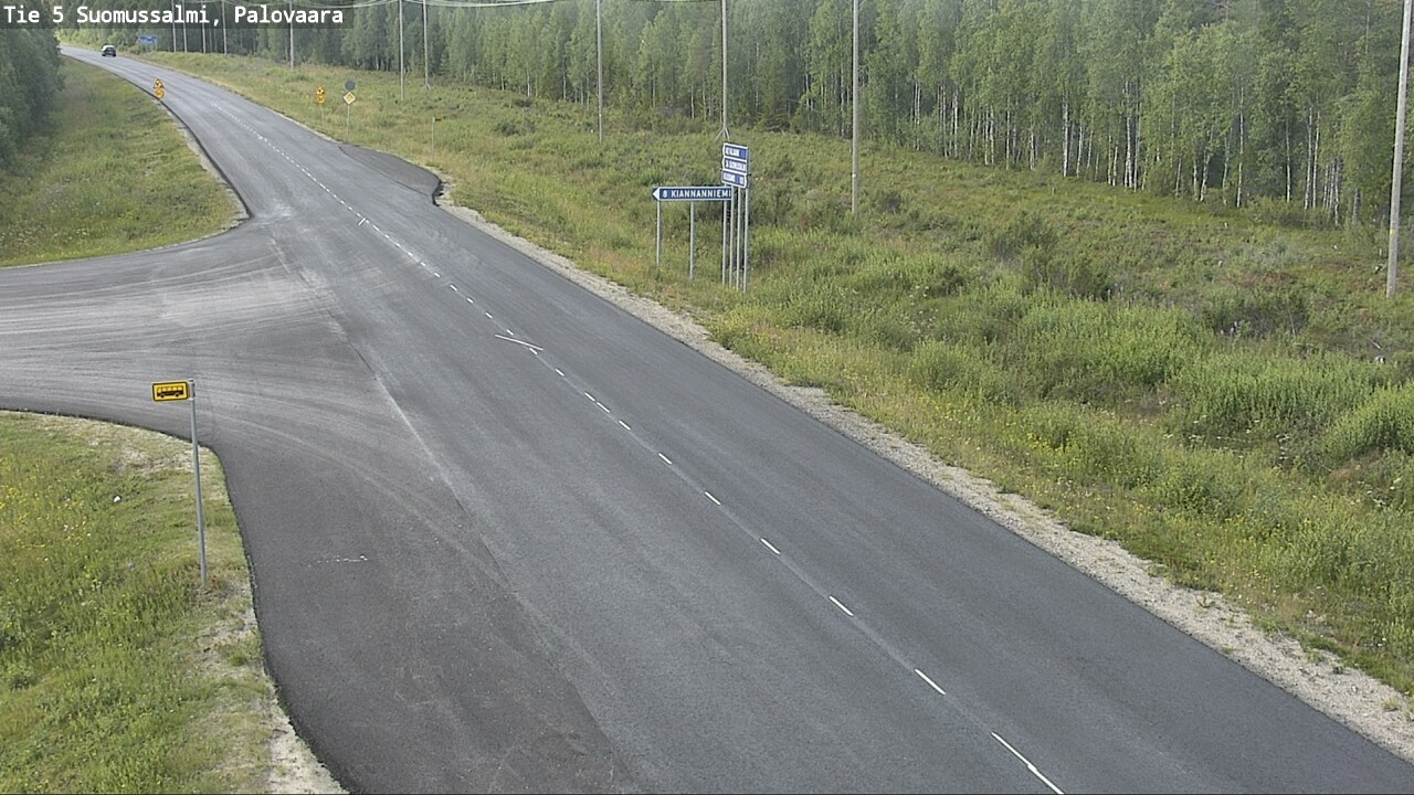 Kelikamerat Kuva Tie 5 Suomussalmi, Palovaara, Suomussalmi, Kainuu