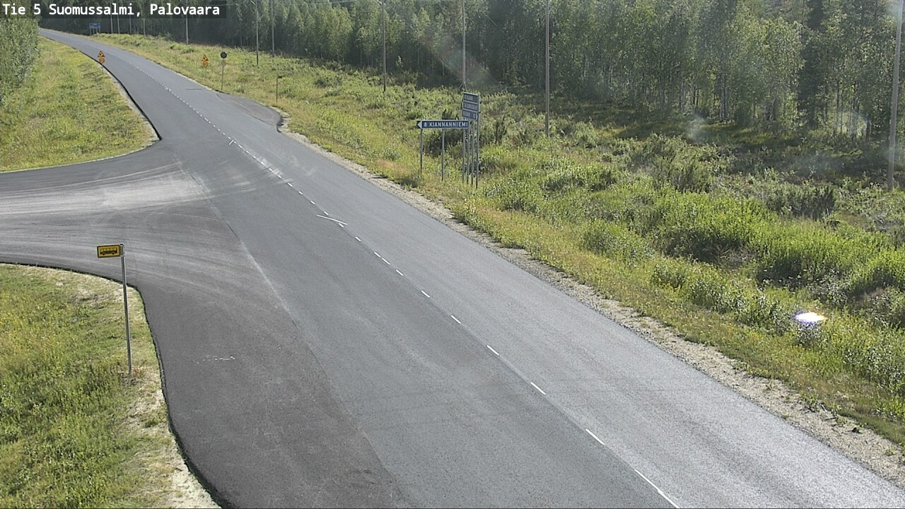 Kelikamerat Kuva Tie 5 Suomussalmi, Palovaara, Suomussalmi, Kainuu