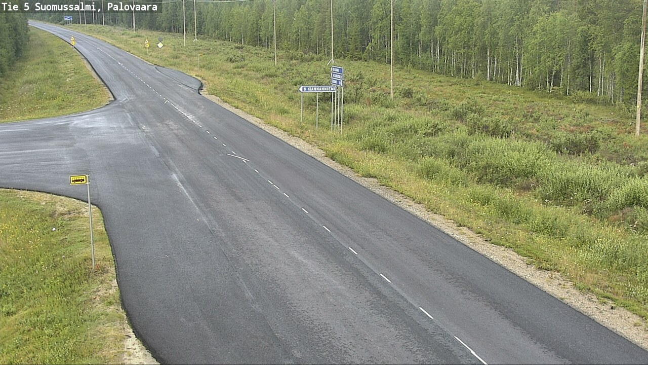 Weather Camera Image Road 5 Suomussalmi, Palovaara, Suomussalmi, Kainuu