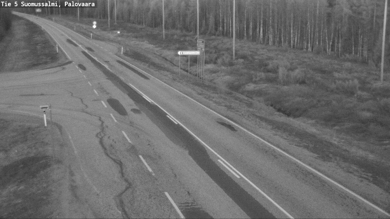 Weather Camera Image Road 5 Suomussalmi, Palovaara, Suomussalmi, Kainuu