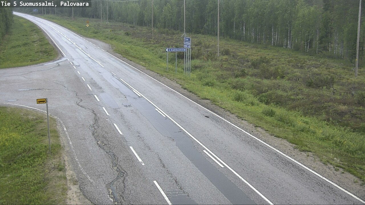 Kelikamerat Kuva Tie 5 Suomussalmi, Palovaara, Suomussalmi, Kainuu