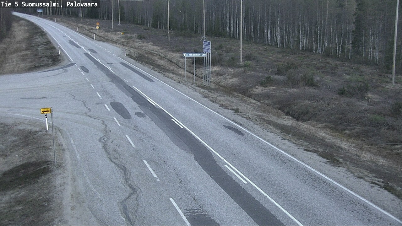 Kelikamerat Kuva Tie 5 Suomussalmi, Palovaara, Suomussalmi, Kainuu