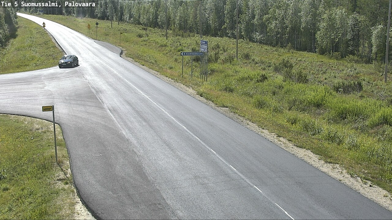 Kelikamerat Kuva Tie 5 Suomussalmi, Palovaara, Suomussalmi, Kainuu