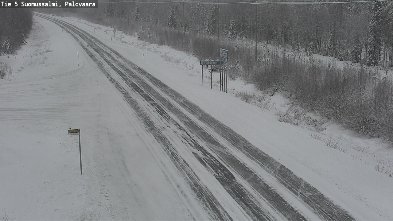 Weather Camera Image Road 5 Suomussalmi, Palovaara, Suomussalmi, Kainuu
