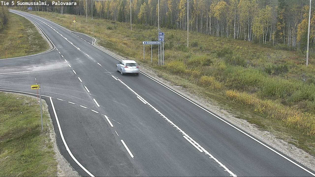 Kelikamerat Kuva Tie 5 Suomussalmi, Palovaara, Suomussalmi, Kainuu