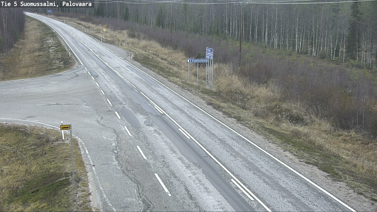 Kelikamerat Kuva Tie 5 Suomussalmi, Palovaara, Suomussalmi, Kainuu