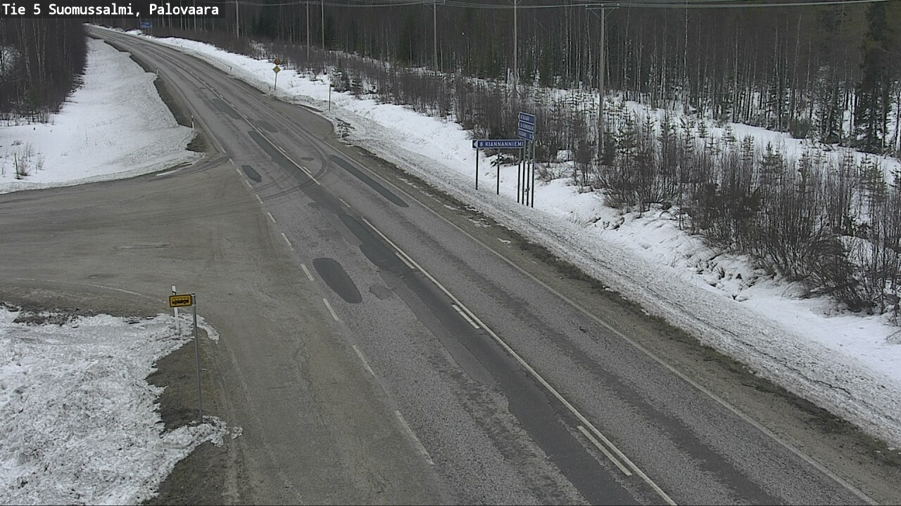 Kelikamerat Kuva Tie 5 Suomussalmi, Palovaara, Suomussalmi, Kainuu