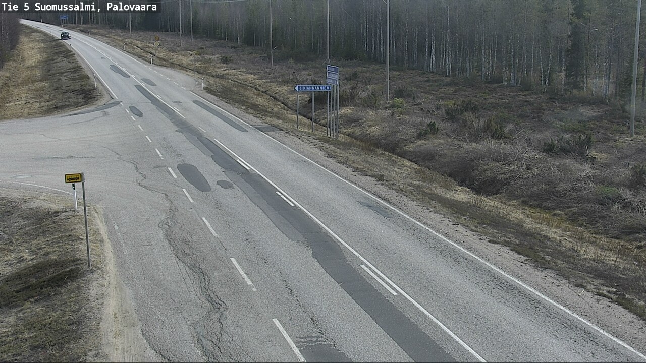 Kelikamerat Kuva Tie 5 Suomussalmi, Palovaara, Suomussalmi, Kainuu