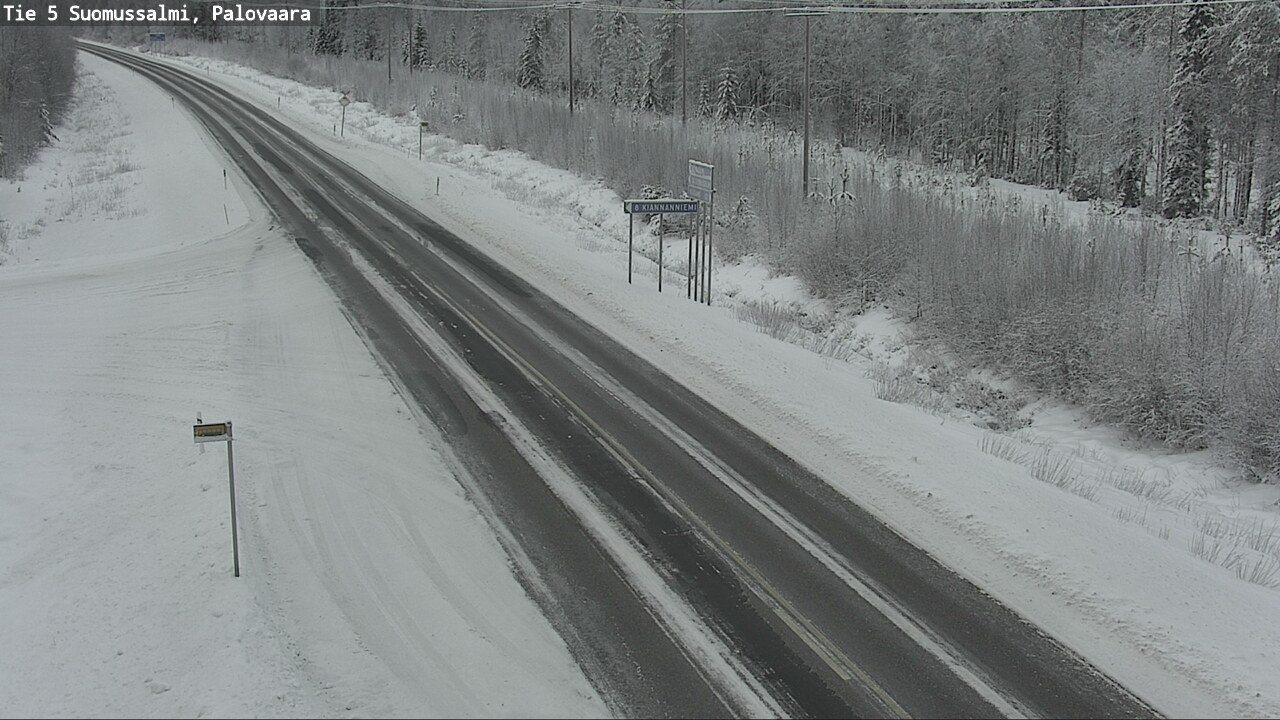 Kelikamerat Kuva Tie 5 Suomussalmi, Palovaara, Suomussalmi, Kainuu