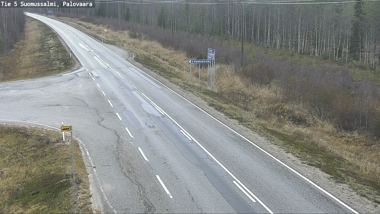 Weather Camera Image Road 5 Suomussalmi, Palovaara, Suomussalmi, Kainuu