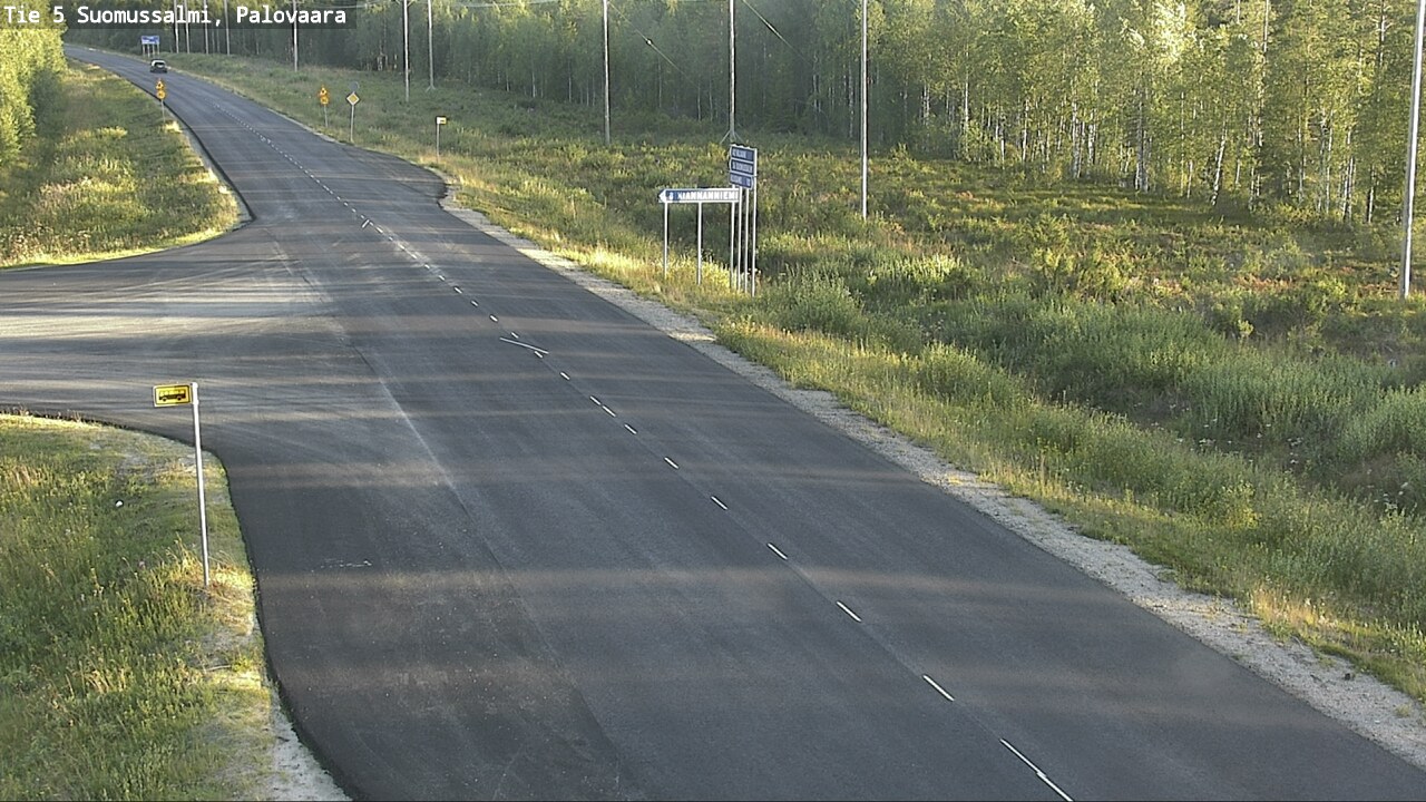 Kelikamerat Kuva Tie 5 Suomussalmi, Palovaara, Suomussalmi, Kainuu