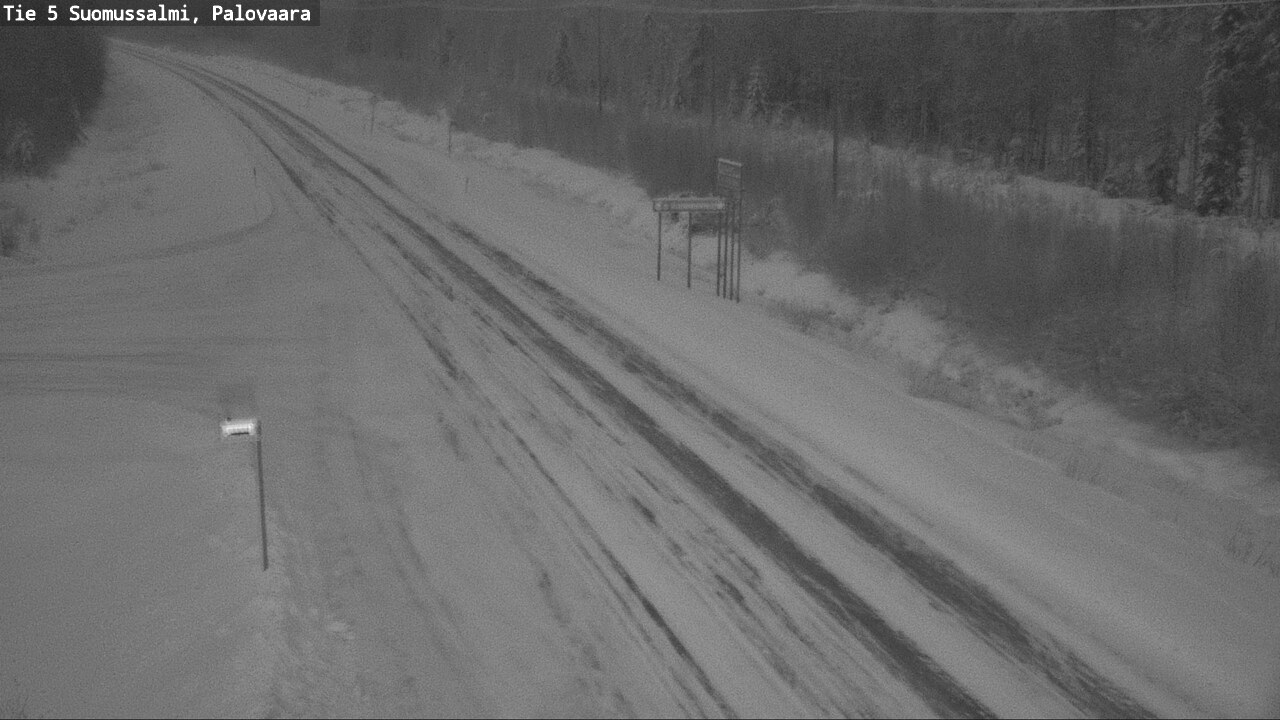 Weather Camera Image Road 5 Suomussalmi, Palovaara, Suomussalmi, Kainuu