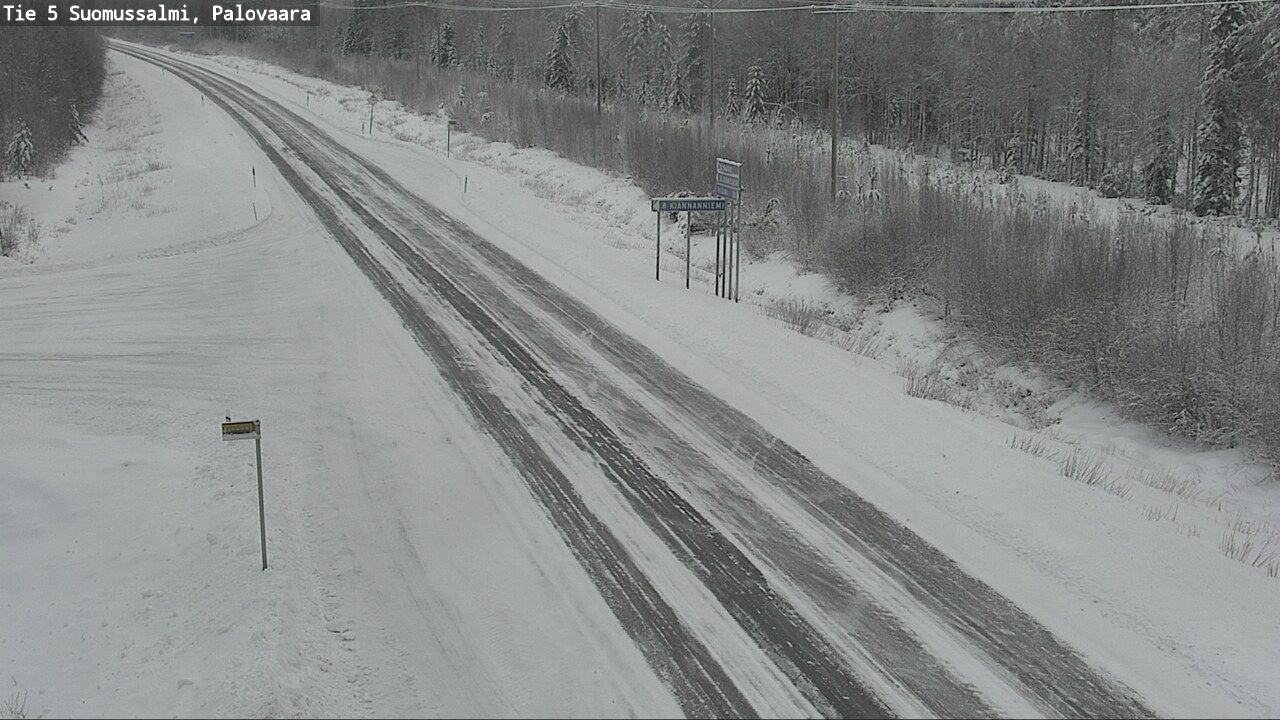 Weather Camera Image Road 5 Suomussalmi, Palovaara, Suomussalmi, Kainuu