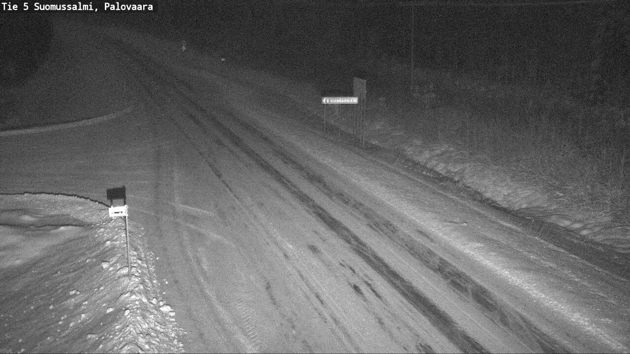 Weather Camera Image Road 5 Suomussalmi, Palovaara, Suomussalmi, Kainuu