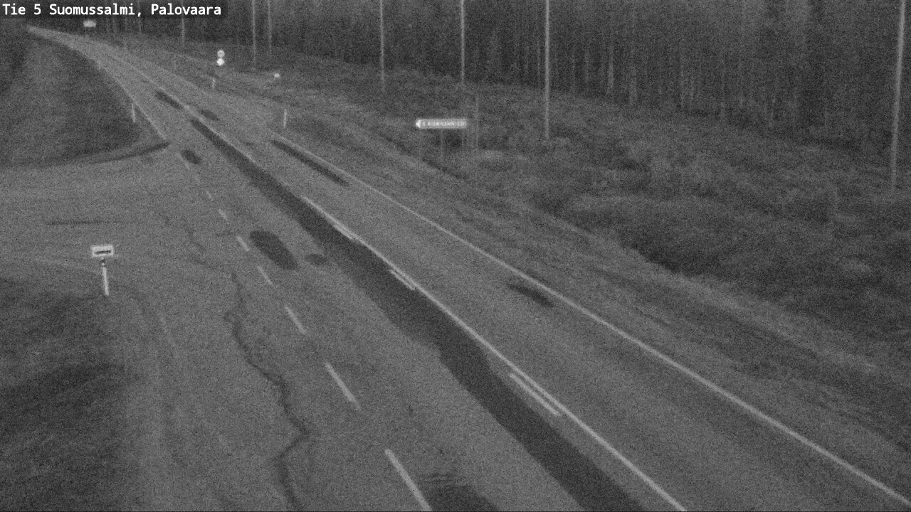 Kelikamerat Kuva Tie 5 Suomussalmi, Palovaara, Suomussalmi, Kainuu