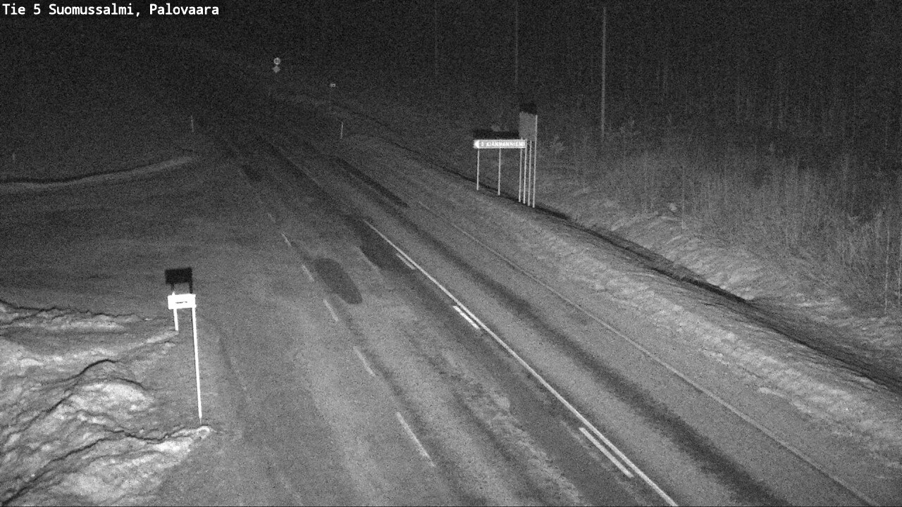 Kelikamerat Kuva Tie 5 Suomussalmi, Palovaara, Suomussalmi, Kainuu