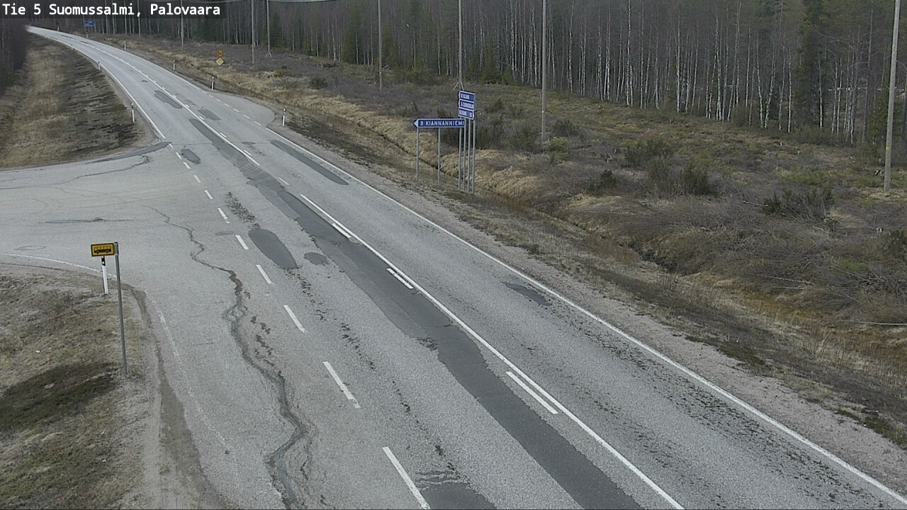 Kelikamerat Kuva Tie 5 Suomussalmi, Palovaara, Suomussalmi, Kainuu