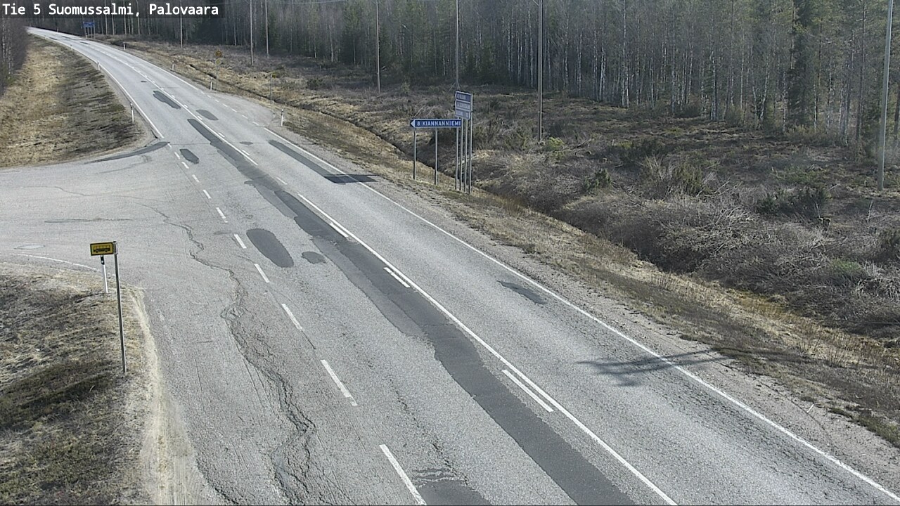Kelikamerat Kuva Tie 5 Suomussalmi, Palovaara, Suomussalmi, Kainuu