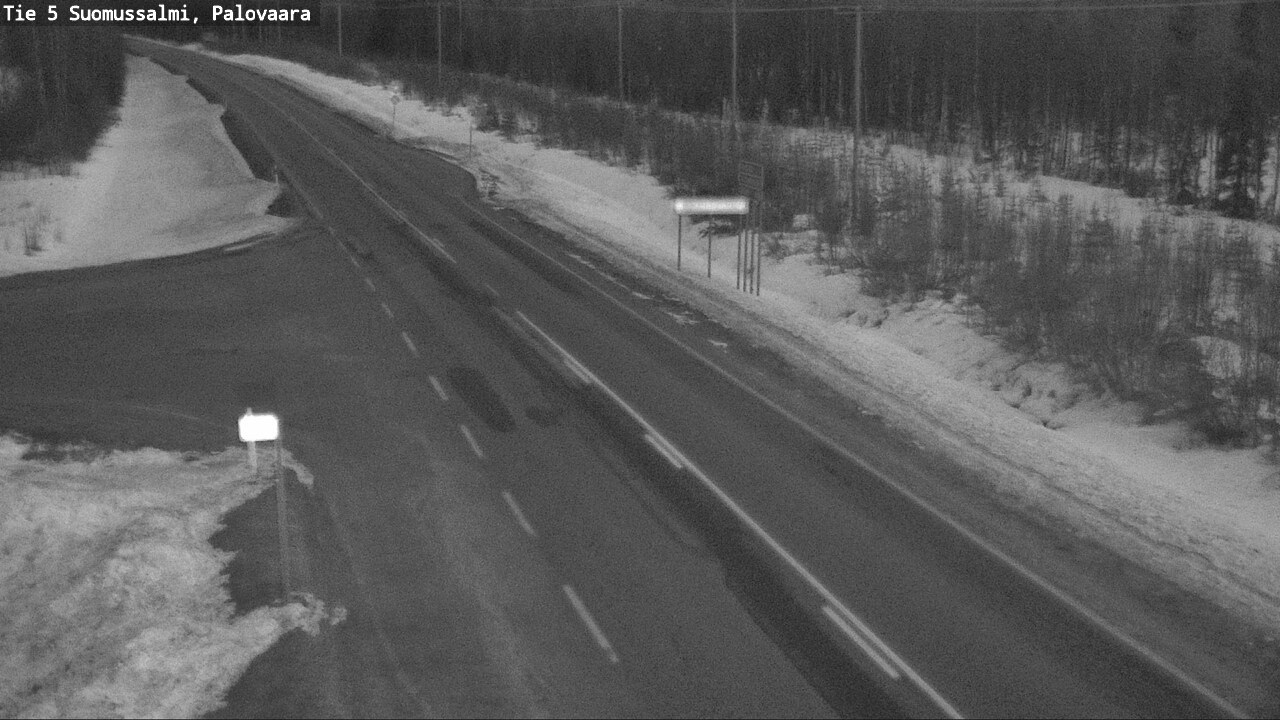 Kelikamerat Kuva Tie 5 Suomussalmi, Palovaara, Suomussalmi, Kainuu