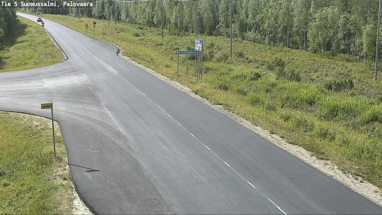 Kelikamerat Kuva Tie 5 Suomussalmi, Palovaara, Suomussalmi, Kainuu