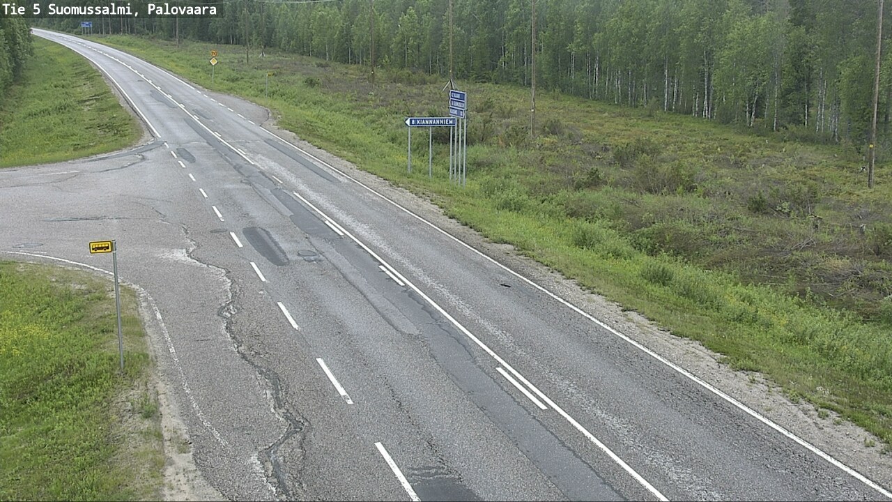 Kelikamerat Kuva Tie 5 Suomussalmi, Palovaara, Suomussalmi, Kainuu