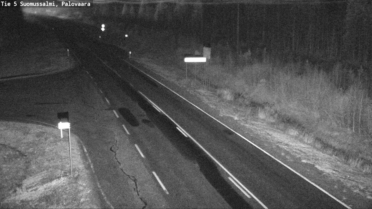 Kelikamerat Kuva Tie 5 Suomussalmi, Palovaara, Suomussalmi, Kainuu