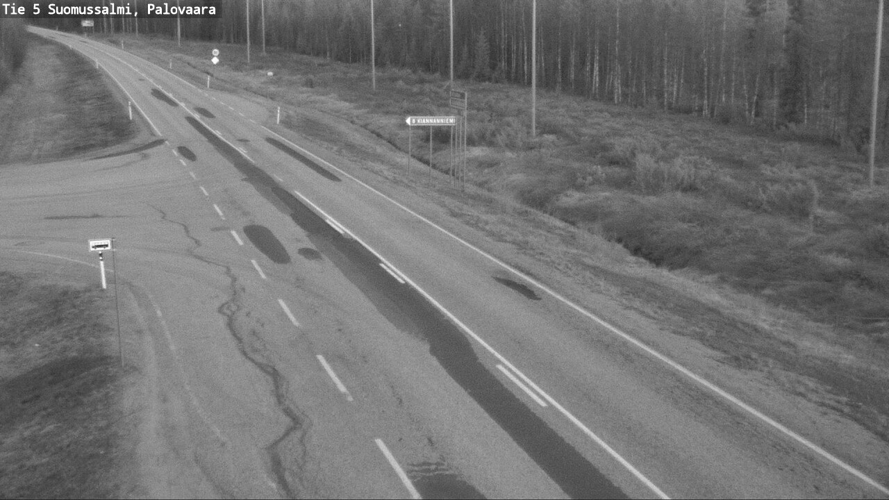 Kelikamerat Kuva Tie 5 Suomussalmi, Palovaara, Suomussalmi, Kainuu