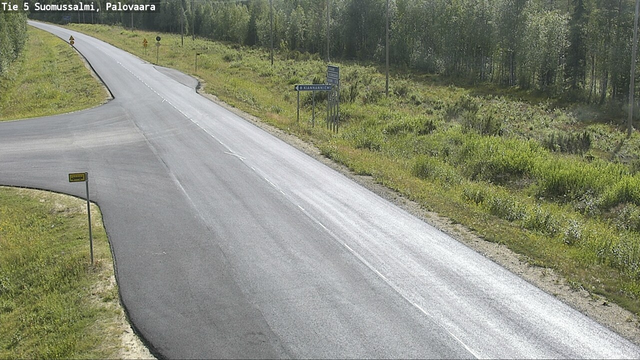 Kelikamerat Kuva Tie 5 Suomussalmi, Palovaara, Suomussalmi, Kainuu