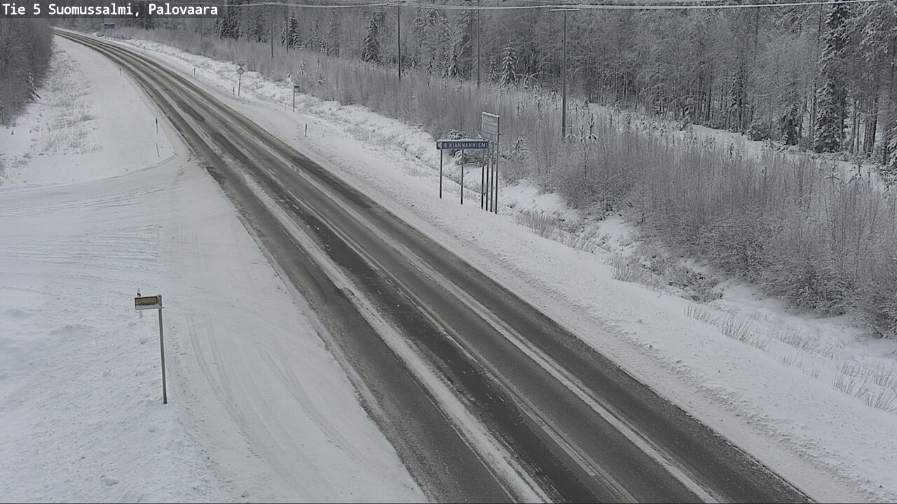 Kelikamerat Kuva Tie 5 Suomussalmi, Palovaara, Suomussalmi, Kainuu