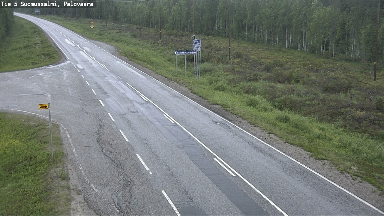 Kelikamerat Kuva Tie 5 Suomussalmi, Palovaara, Suomussalmi, Kainuu