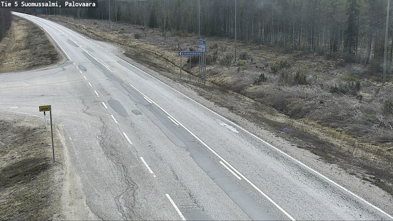 Kelikamerat Kuva Tie 5 Suomussalmi, Palovaara, Suomussalmi, Kainuu